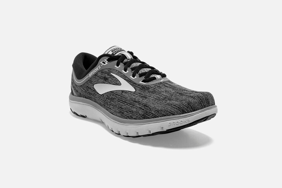 Brooks Pureflow 7 Road Running Shoes Womens Grey 905724-HTY